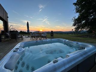 Maison de campagne, jacuzzi et vue panoramique - 5