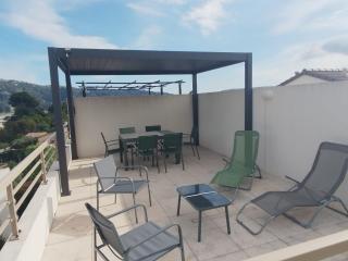 superbe toit terrasse 2 pièces clim piscine - 2