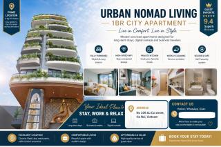 Urban Nomad Living 1BR City Apartment - Stay 24 hours - Flexible Check-in time - 7