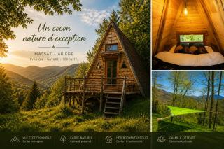 Chalet en Ariège insolite avec vue montagne, calme, nature et ciel étoilé - 0
