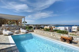 Executive Paros Villa 4 Bedrooms Villa Almyrikia Sunset Stunning Sea View - 1