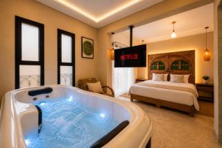 Luxury Apartment with Private Jacuzzi & Pool Central Marrakech - 6
