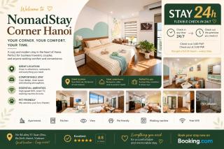 NomadStay Corner Hanoi - 24 Hours Stay - Check in Anytime - 0