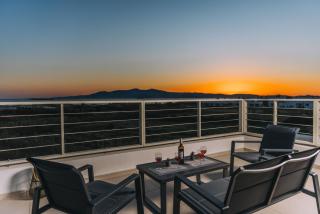 Naxos Cube Villa Panoramic Views Maisonette with Sea View 2 min walk to Plaka Beach - 9