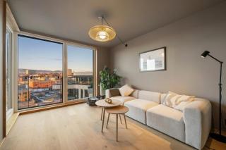 Stylish & modern 3-room apartment on the 9th floor in Tjuvholmen - 0