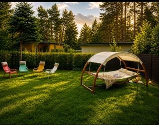 Waldbungalow mit WLAN und Terrasse in Seenähe-Hund willkommen - 8