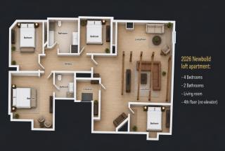 2026 New built Aparthotel - 5 units - 4BR - 2BR - SKB17 - 4