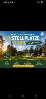 Tipi Jurte # Zelt Camping in der Mecklenburgischen Seenplatte inklusive Strom - Dixi-WC!! #Mecklenburg-Vorpommern - 9
