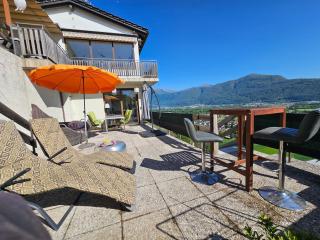 4-Zi-WG Casa Sogno - Valle mit Kamin. Alleinlage im Rebberg! - 1
