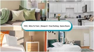 FIFA! Direct Train to Gillette - Spacious Modern 3BR - FREE Parking - Heart of Boston - 0