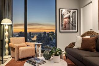 Bright 1BR Apt with Skyline Views Pool Gym Near Casino - 4
