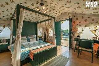 StayVista at Kaimalgarh Aravalli Estate with Pool & Lake View - 5