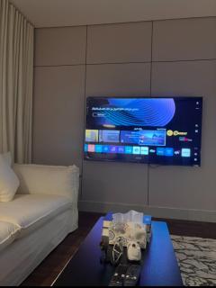 New room and living room with a modern design in Al-Taawun neighborhood, self check-in - 6