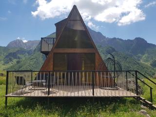 Outside Kazbegi Cabin 1 - 3