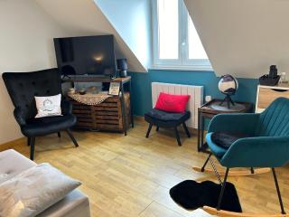 La Rose d'Écumes, studio cosy, vue mer, wifi, parking privé - 7