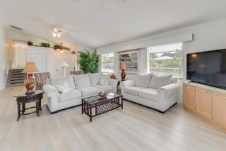 Canalfront Home w/ Private Dock - 5 Mi to Beaches! - 4