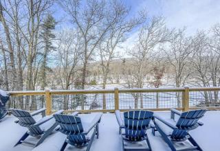 New Construction Lakefront Home with Private Dock Fire Pit Hot Tub - 9