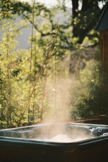 English bus, tiny house, hot tub spa - 3