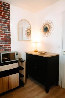 M2M confortable studio cabine avec parking privé gratuit - 4 min à pied de la plage - hypercentre - 4