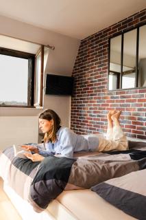 M2M confortable studio cabine avec parking privé gratuit - 4 min à pied de la plage - hypercentre - 2