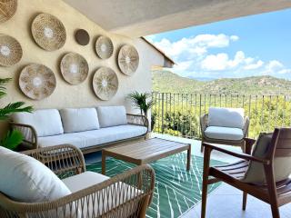 Villa Giuliaca piscine chauffée, calme, vue spectaculaire, proche des plages - 8