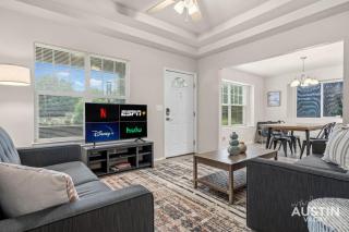 3BR 2BA Bungalow Stay Built for Easy Days Fire Pit Evenings by Austin Vacay - 3
