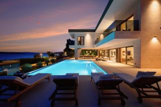 Beachfront Villa Malia near Trogir with Heated Pool & Jacuzzi - 1
