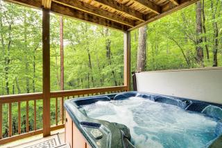 Community Perks Mtn-View Ellijay Cabin with Hot Tub - 8