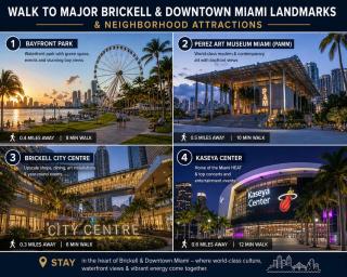 Brickell Miami 1BR City Centre Pool Gym LuxePad - 9
