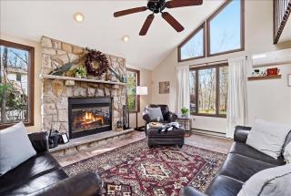 Pool Beach Access Teepee Stone Fireplace - 4