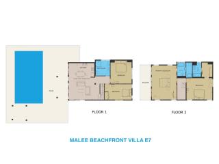 Beachfront! 4 Bedrooms - Malee Beach Villa E6 - 9