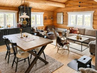 Log Cabin With Turf Roof And Sauna In Hovden - 9