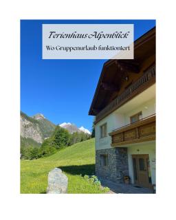 Ferienhaus Alpenblick, ganzes Ferienhaus, 5 Zi, 4 Bäder, gratis Parkplatz, Sonnenterrasse - 0