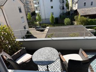 City Apartments FN L 6 KLIMATISIERT mit Balkon - Deluxe Doppelzimmer - Friedrichshafen - 7