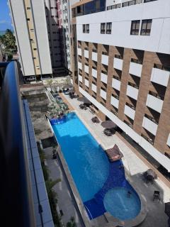 gold flat cabo branco unidade vista piscina - 0