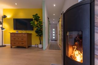Chalet mit Sauna, Kamin & Fernblick im Steigerwald - 6