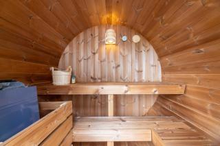 Chalet mit Sauna, Kamin & Fernblick im Steigerwald - 4