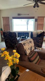 Pet-Friendly Riverfront Getaway with Outdoor Entertaining & Bonus Camper in Cascade, Idaho - 1