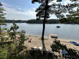 Charming Lakefront Cabin with Hot Tub and Beach Access near Traverse City, Michigan - 3