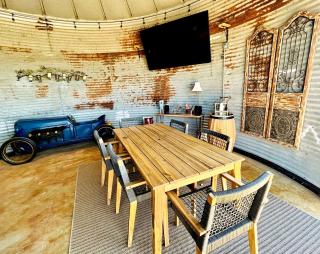 Scenic Hill Country Safari Tent Retreat with Hot Tub near Lake Travis in Marble Falls, Texas - 1