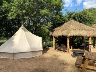 Exciting Aquatic Adventure for the Whole Family: Cool Bell Tent on the Guadalupe River near New Braunfels, Texas - 5