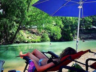 Safari Tent Retreat by the San Marcos River: Perfect for a Family Glamping Vacation near Kingsbury, Texas - 1