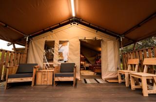 Incredible Safari Tent with Fire Pit in San Saba, Texas - 9