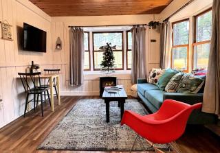 Cozy Vintage Lake Cabin with Hot Tub & Beach Access near Traverse City, Northern Michigan - 5