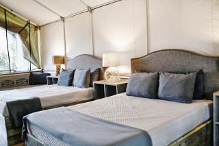 Cibolo Waterside Delight: Tented Cabin Glamping with Comfortable Shared Spaces - 1
