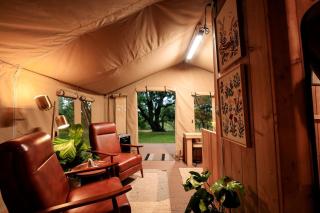 Beautiful Safari Tent Nestled Amidst Trees in San Saba, Texas - 3
