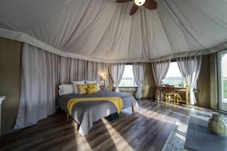 Premium Lakeview Safari Tent Getaway with Private Deck near Lake Travis in Marble Falls, Texas - 3