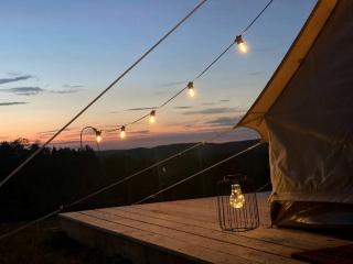 Escape to the Stars: Bell Tent Getaway for Couples in Michigan's Idyllic Destination - 6