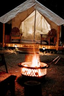Serene Safari Tent For a Glamping by Getaway Rickett's Glenn State Park Nestled in the Heart of Huntington Mills, Pennsylvania - 1