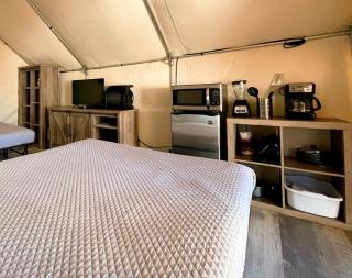 Tranquil Fully-Equipped Safari Tent near Kingsbury, Texas - Idyllic Glamping Retreat on the San Marcos River - 7